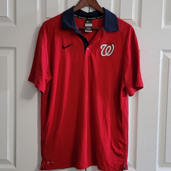 Nike Washington Nationals MLB Polo, Men's Size Large